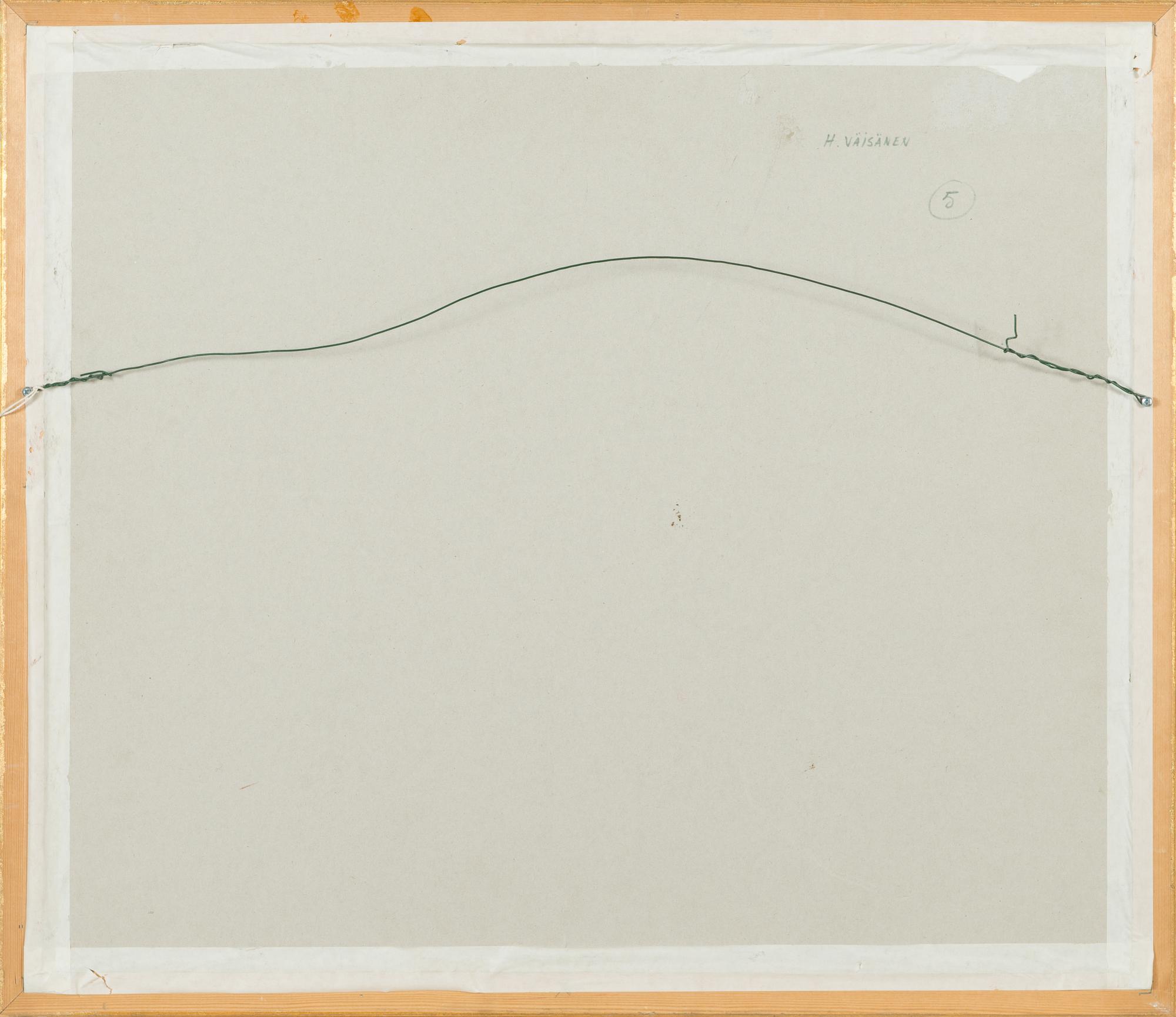 Hannu Väisänen, mixed media, signed and dated-87.