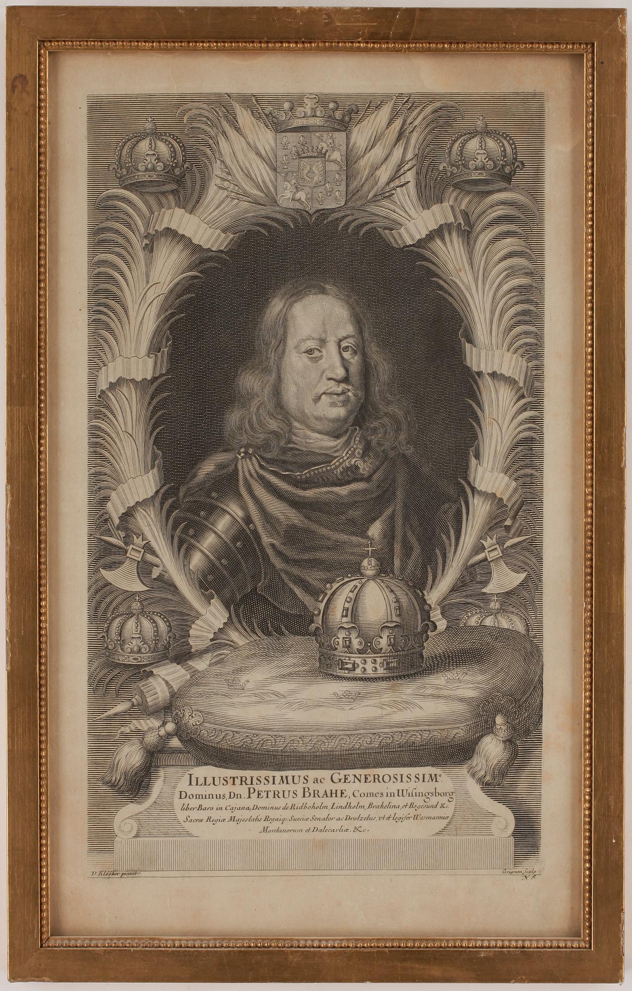 GRAVYRER, 4 st, bland annat George Vertue, 1700-tal.