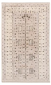 291. Märta Måås-Fjetterström, a carpet, 'Skvattram', knotted pile in relief, c. 270 x 164 cm, signed AB MMF.