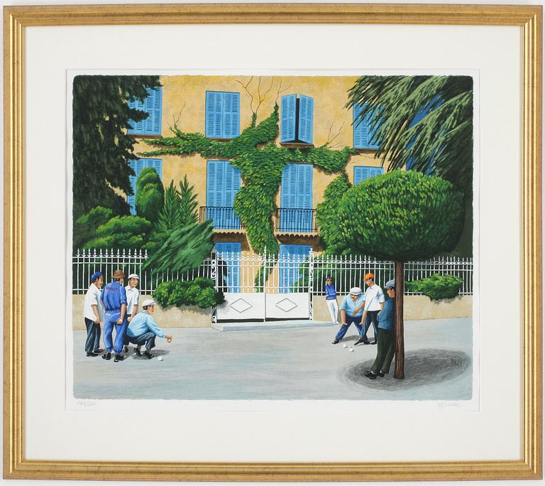 ULF GREDER, färglitografi, signerad och numrerad 262/360.