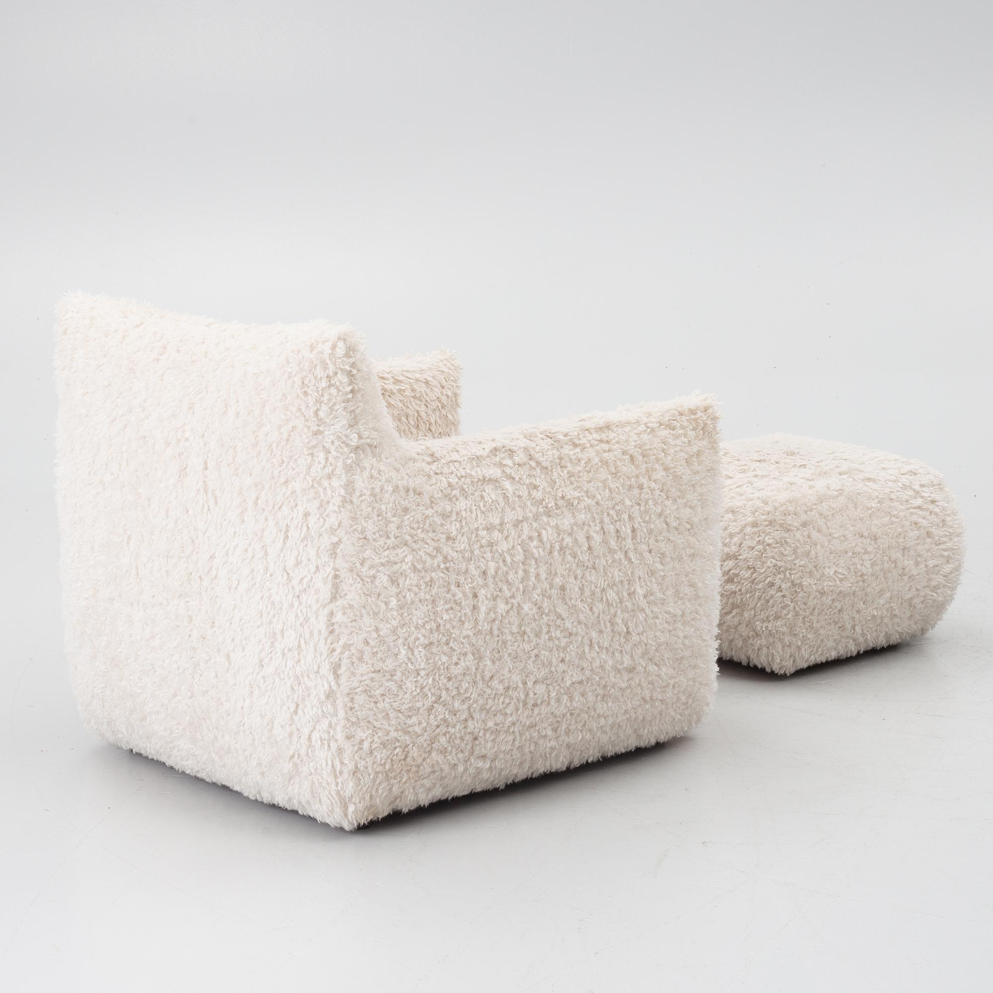 Fåtölj och sittpuff, "Le Petite", Decotique, samtida.