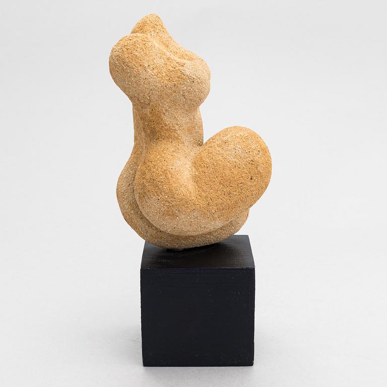 Raimo Veranen, sculpture, sandstone, signed and dated -76.