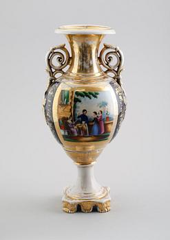 URNA, porslin, empirestil, 1800-tal.