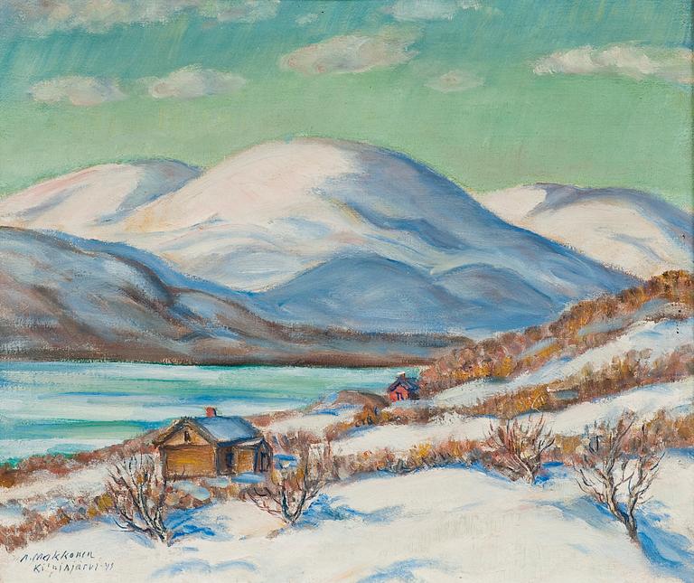 Arvo Makkonen, VIEW OF LAPLAND.