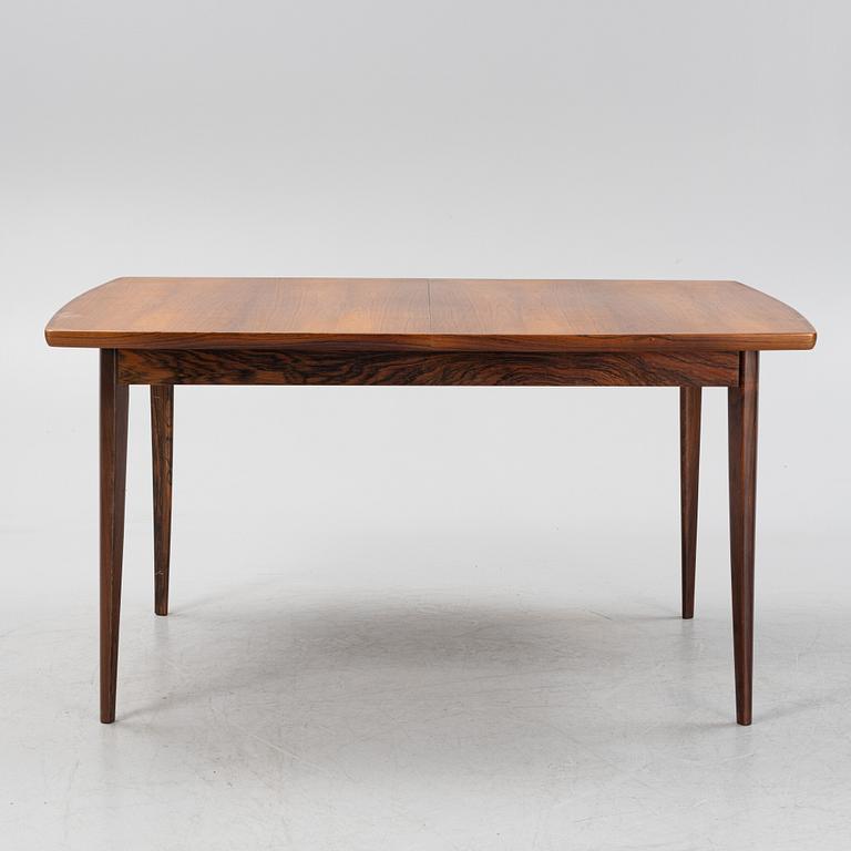 A dining table and four chairs, Bernhard Pedersen & Son, Denmark.