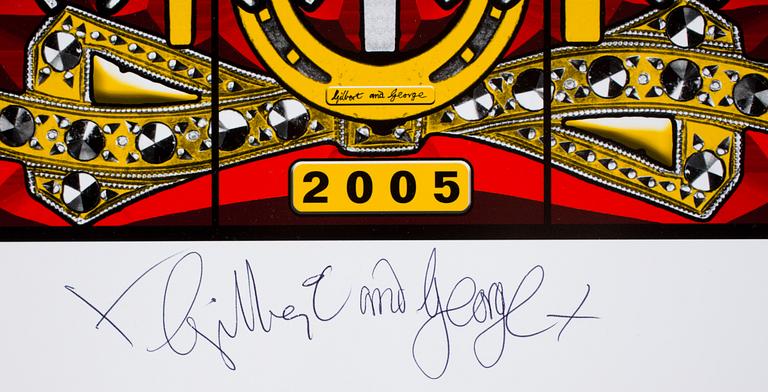 GILBERT AND GEORGE, offsetlitografi, sign o numr 20/35.