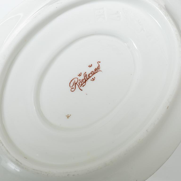 Alf Wallander, a 69 pieces dinner service, porcelain, "Fjäril", Rörstrand, early 20th century.