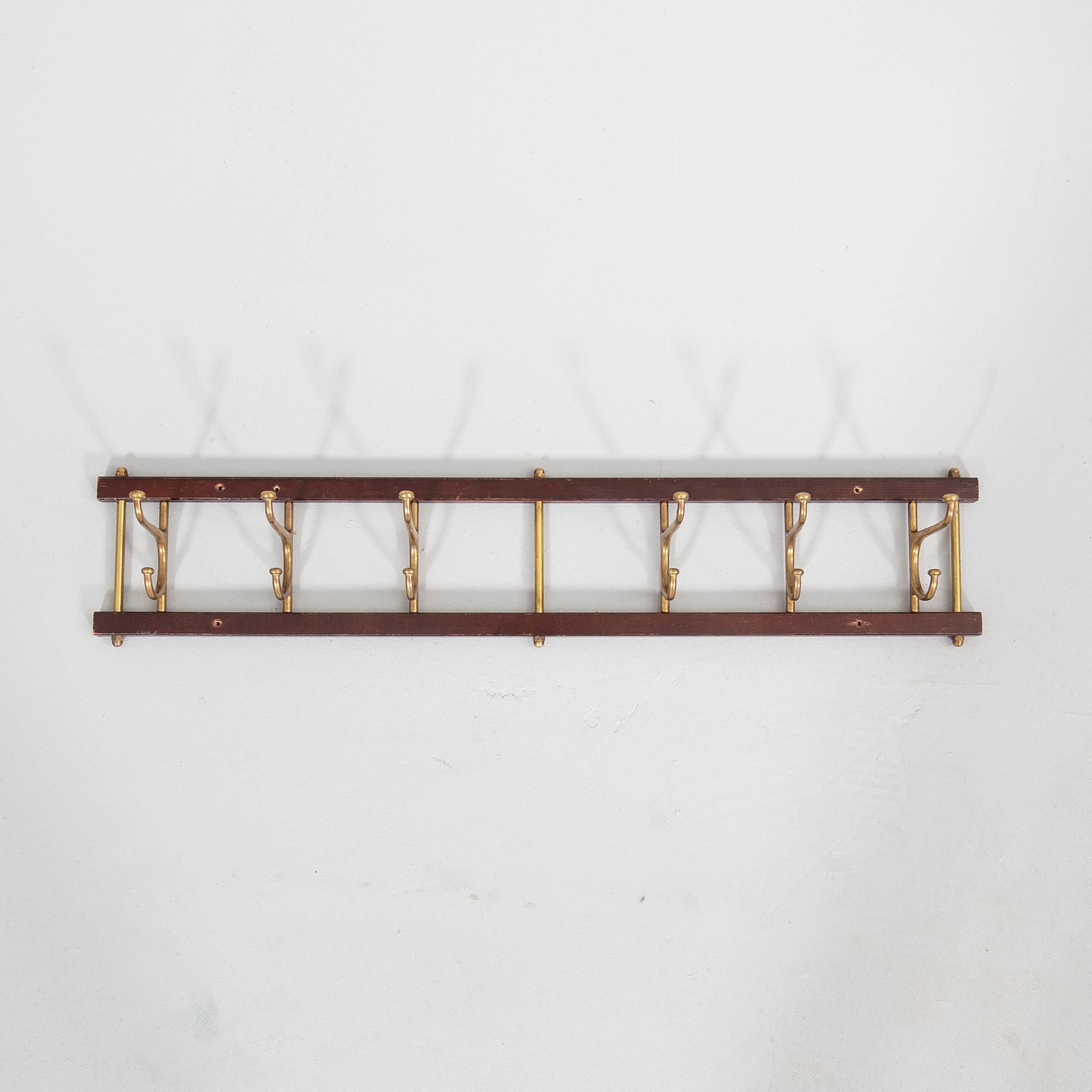 Clothes hanger, "Decorative", Skoglund metal foundry, Anderstorp, mid-20th century.