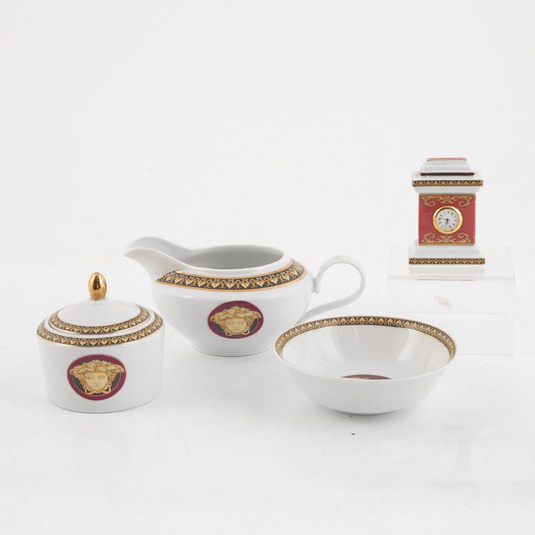 A 63-piece porcelain coffee and dinner service, "Medusa, Rosenthal for Versace.