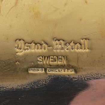 Walter Andersson attributed candelabrum, silver-plated, Ystad Metall, 1940s/50s.