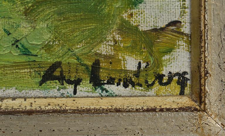 ALF LINDBERG, olja på duk, signerad.