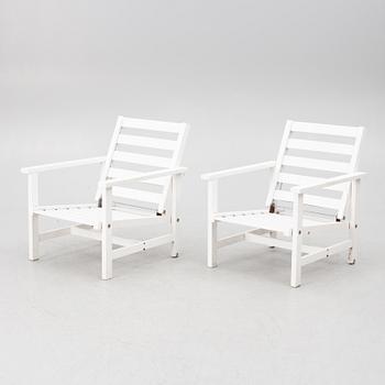 Elsa Stackelberg, a pair of garden/deck chairs, Fri Form AB, Sweden, Edsbruk.