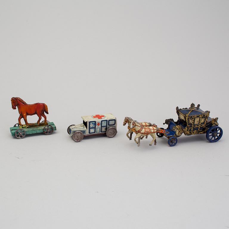 PENNY TOYS, 9 stycken, bland annat Tyskland, 1910/20-tal.