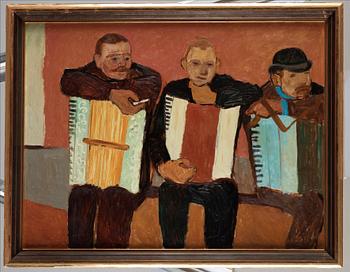Martin Emond, "Dragspelare" (The accordionist).