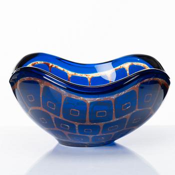 Sven Palmqvist, a "Ravenna" glass bowl, Orrefors, Sweden 1968.