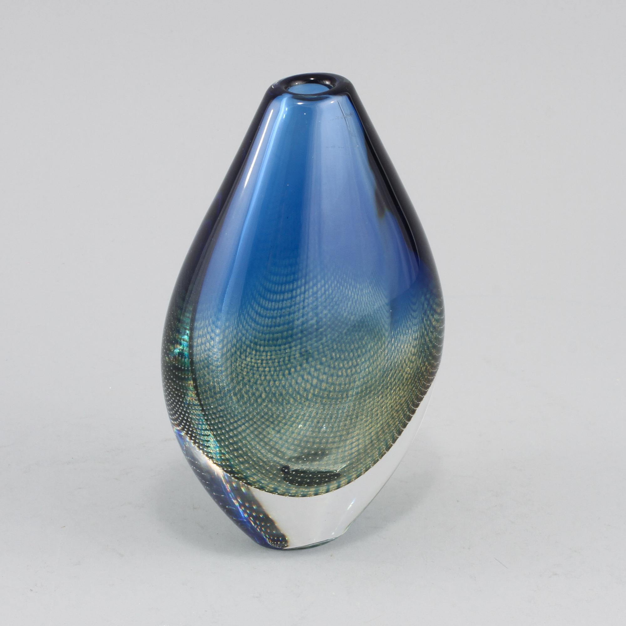 VAS, glas, "Kraka", Sven Palmqvist, Orrefors, 1900-talets andra hälft.