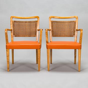 Werner West, a pair of 1930s 'Motti' armchairs for Keravan Puusepäntehdas.