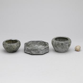 PARTI, kolmårdsmarmor, 4 delar, 1900-tal.