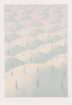 Portfolio of prints, 'Mannerheim', a set of five lithographs, signed and dated 2008, numbered 94/100.
