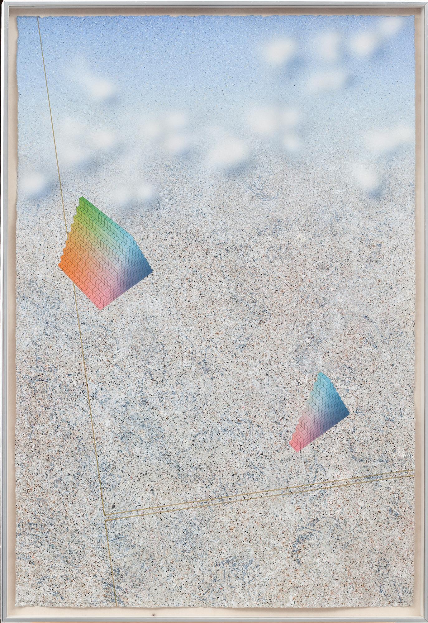 BECK & JUNG (HOLGER BÄCKSTRÖM & BO LJUNGBERG), akryl med computer ink, signerad och daterad 1981.