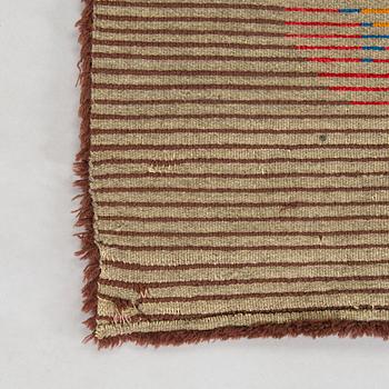 Ingegerd Eklund, a finnish longpile ryijy-rug, model for Friends of Finnish Handicraft. Designed 1912. Ca. 230 x 130 cm.