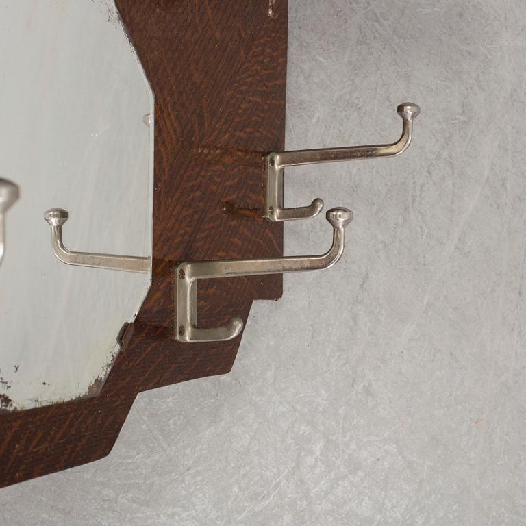 An oak klothes hanger, early 20th Century.