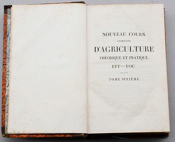 BÖCKER, d'Agriculture Théorique et Pratique, Paris, 1820-tal, 16 vol.