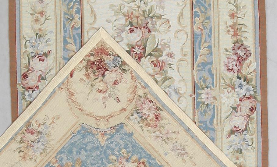 MATTA/TEXTIL, broderad, Aubussonmodell, 1900-talets första hälft.