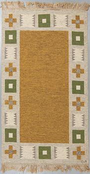 Matta, rölakan, ca 199-202,5 x 135,5-136 cm, signerad BA?.