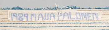 Riitta Kostamoinen, , A Finnish rya rug for Helmi Vuorelma. Circa 180 x 110 cm.