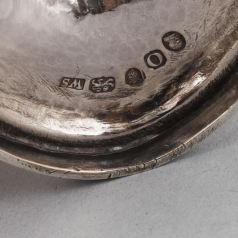 A silver basket, mark of William Stroud, London 1809.