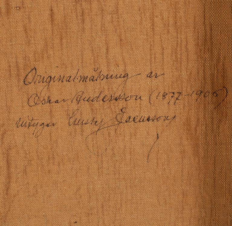 OSCAR ANDERSSON, olja på duk, sign.