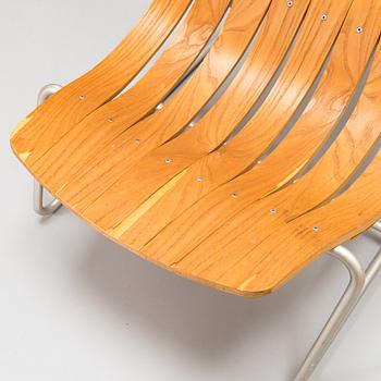 Olavi Hänninen, a chair made by Antti Salo at Savonia University of Applied Sciences.