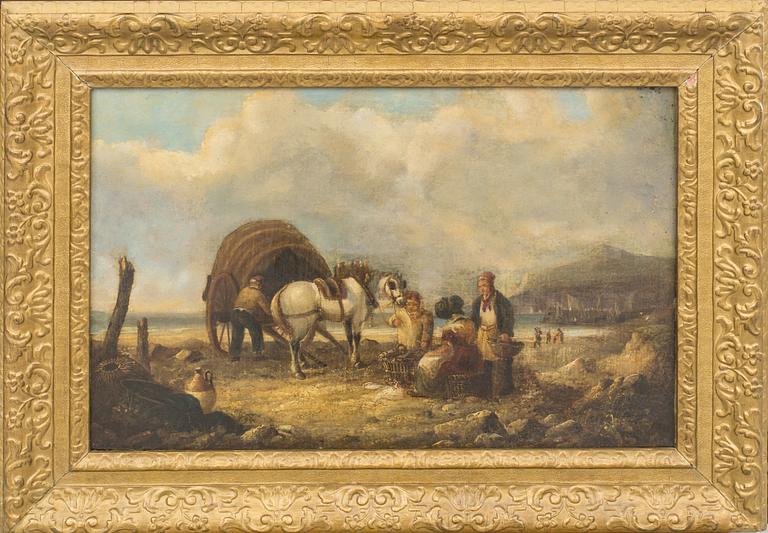 UNKNOWN ARTIST, oil on canvas, 19th century first half / mid 19yh century..