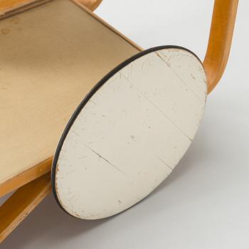 Alvar Aalto, a 1950s '98' tea trolley for Oy Huonekalu- ja Rakennustyötehdas Ab, Finland.