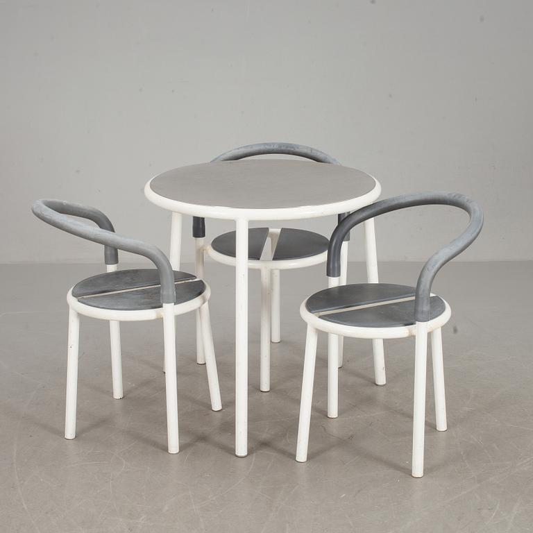 TRÄDGÅRDSGRUPP, 4 delar, "Café", Pelikan för Fritz Hansen, 1990.