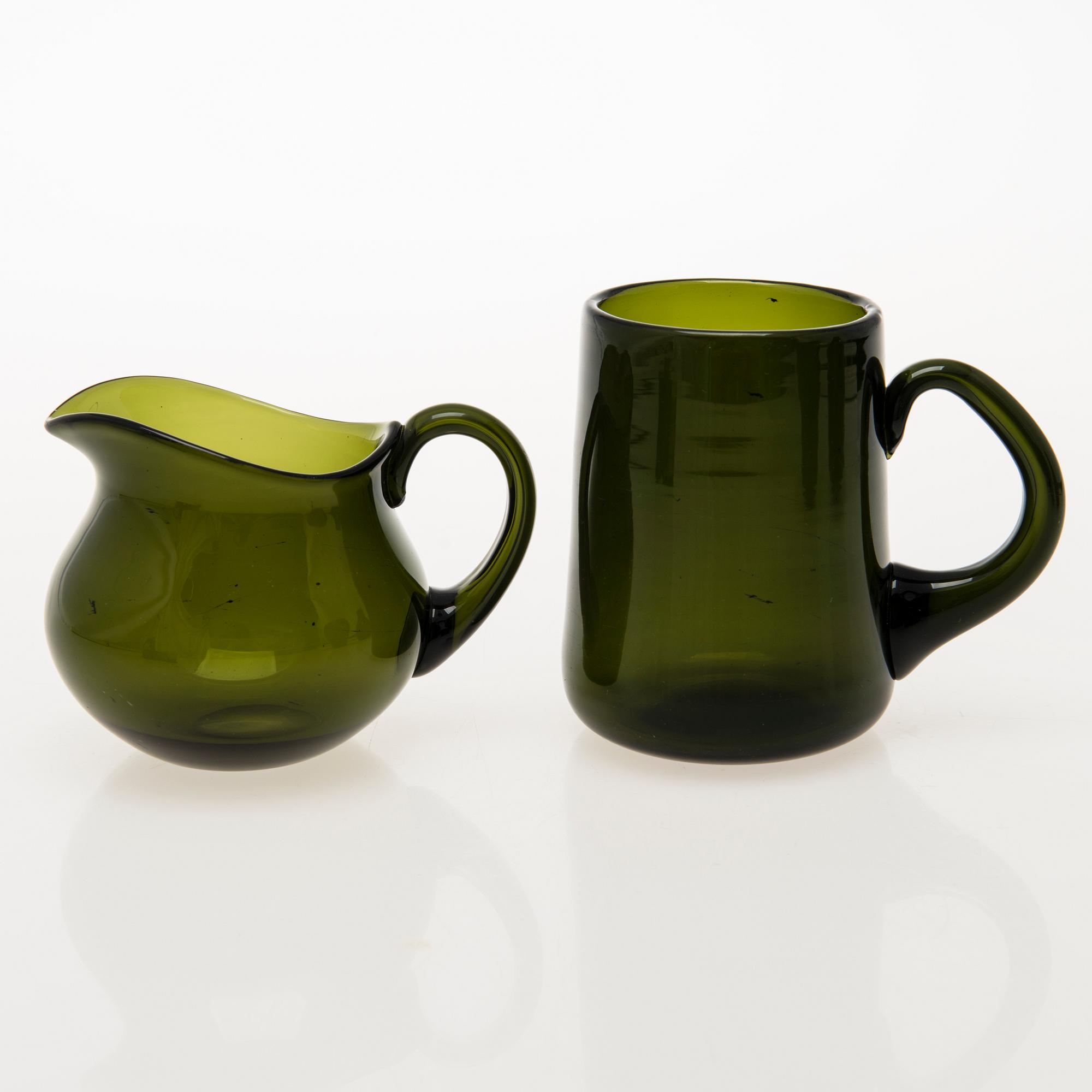 KAJ FRANCK, A 10-piece set of 'Tupa' glassware for Iittala, Finland 1948-54.