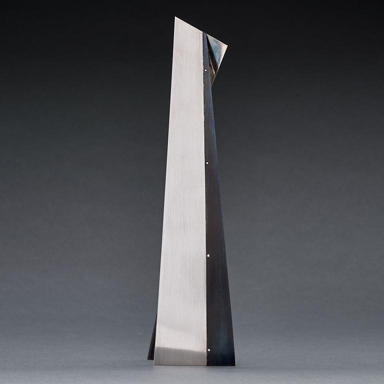 Rolf Lindståhl, a sterling silver vase, Stockholm 1997.