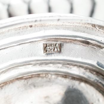 SALTKAR, silver, Ryssland, otydligt stämplad 1839. Vikt ca 62 g.