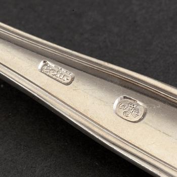 A SET OF 72 PS SILVER CUTLERY, Cohr, Denmark, mid 20th century.