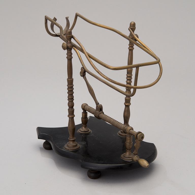 Mechanical Wine Decanting Cradle, Europe, early 20th Century.