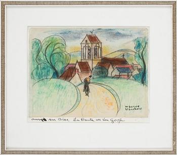 Maurice Blanchard · MAURICE BLANCHARD, krita på papper, signerad.