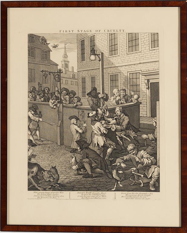 WILLIAM HOGARTH, engravings, 6, later, 20th century.