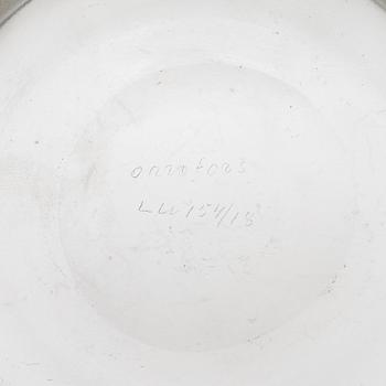 Vicke Lindstrand, champagnekylare, glas, "Iced", Orrefors, 1930-tal.