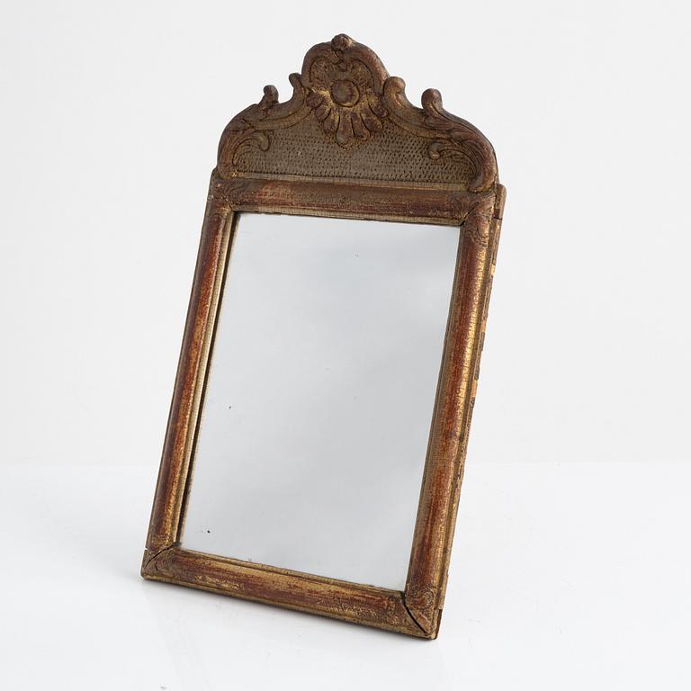 A table mirror, 18th Century.