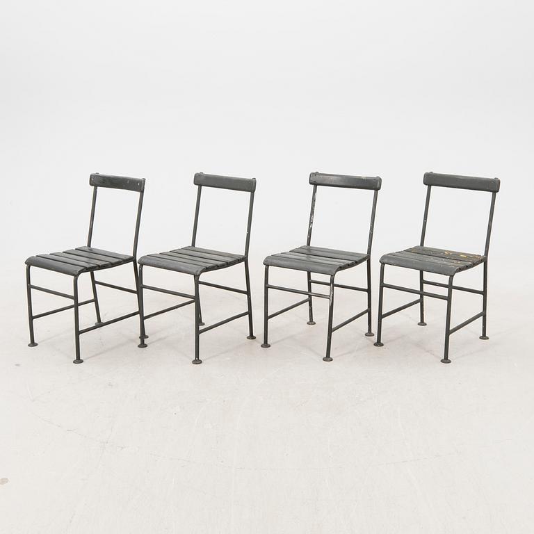 Gunnar Asplund, garden furniture 9 pcs Iwan B. Giertz Motala 1930s.