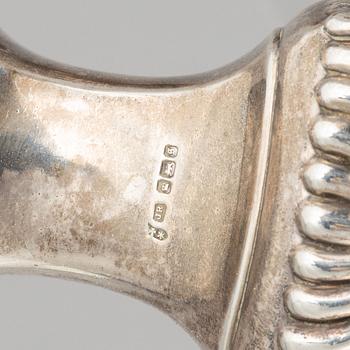 Eight silver pieces, England, Sweden, Germany and Norway, 19th-20th century.