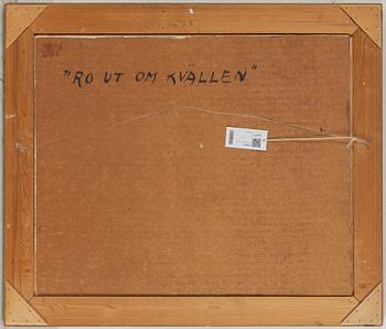 GUSTAF CARLSTRÖM, olja på pannå, signerad.