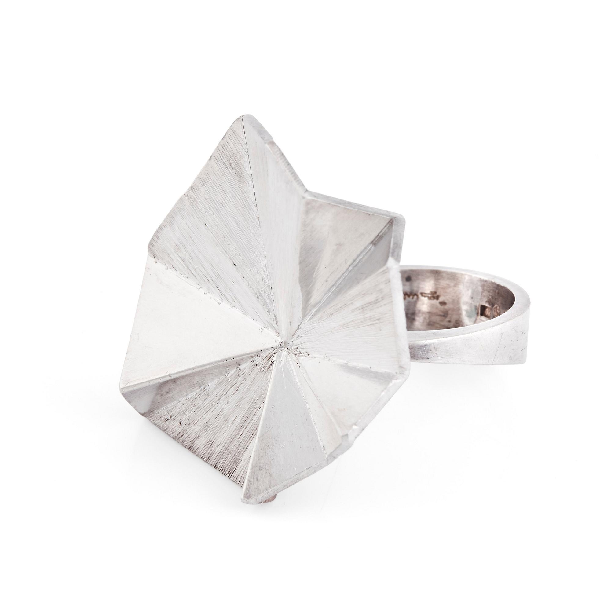 Rey Urban, a sterling silver ring, Stockholm.