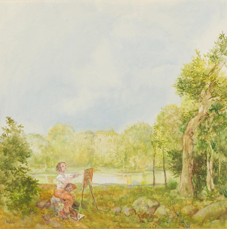 Robert Högfeldt, Friluftsmåleri.